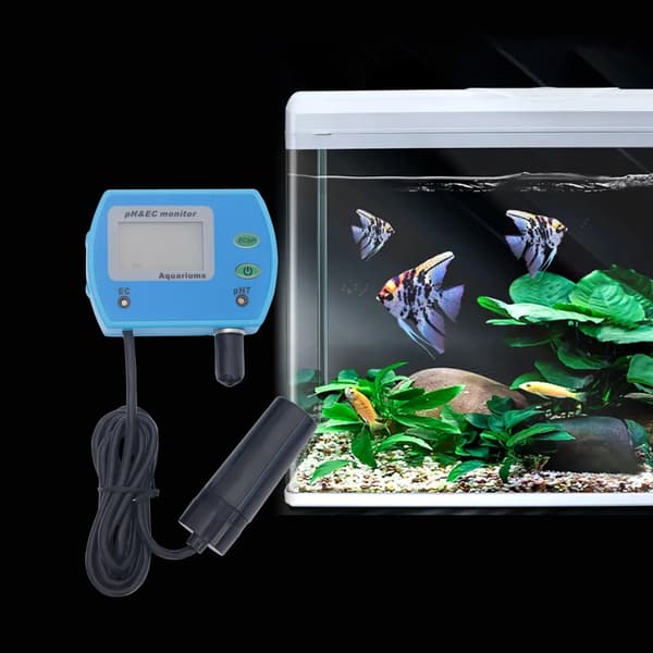 pH Meter, Dobbelt Målekapacitet, Præcise Målinger,Blå