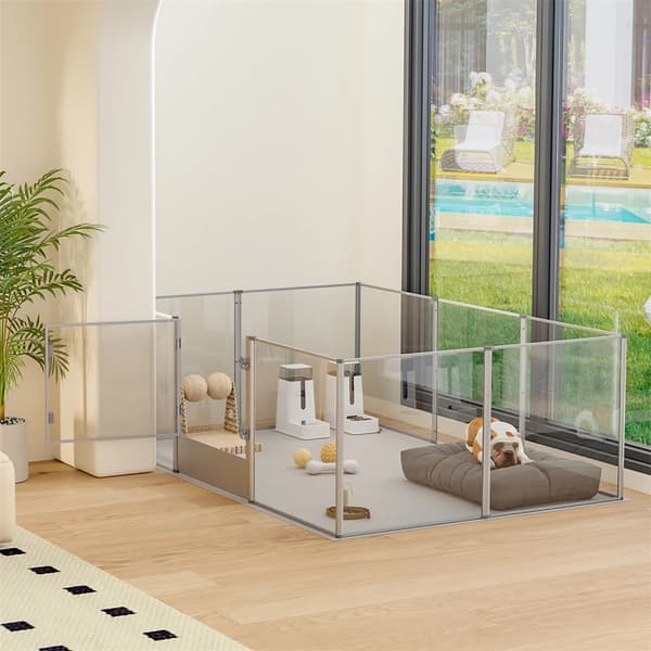 Hundegård, Nem Montering, Robust Design,10 Paneler