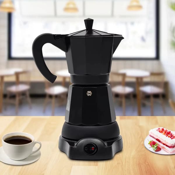 Moka Kande, Elektrisk, Én-Touch Brygning,sort