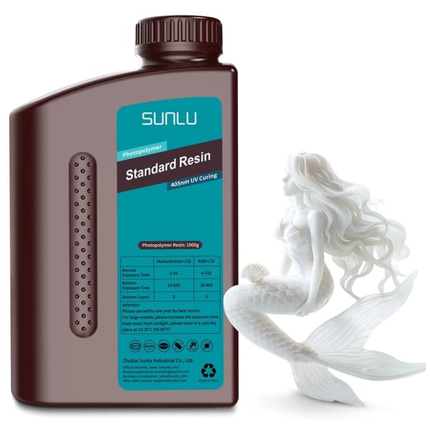 3D Utskriftsharp, Hög Precision, Miljövänlig Formel,Standard Vit