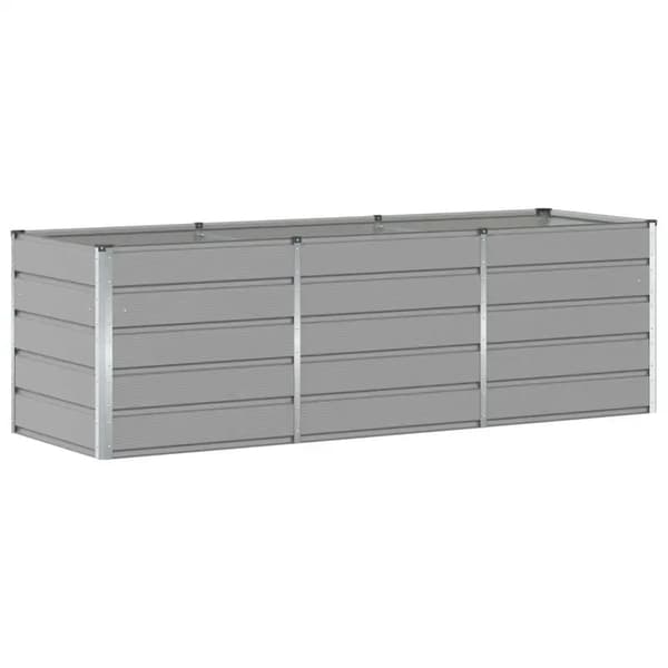 Planter, Holdbart Stål, Industrielt Design,Lys Grå