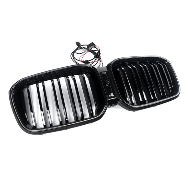 Grill, Direkte Erstatning, LED Lysfunktion,glans sort