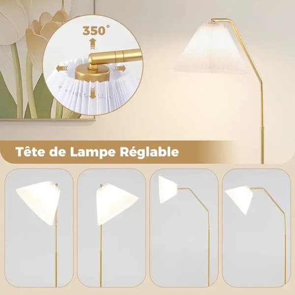 Golvslampa, Justerbart Huvud, Modern Design,MULTI