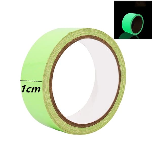 Luminös Tejp, Glöder i Mörker, Självhäftande,längd -- 5M-b, bredd -- 1cm-a