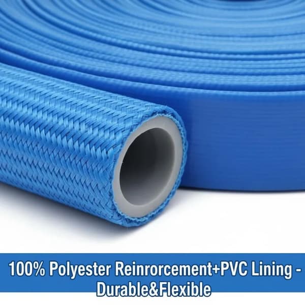 Havevandslange, 25m Længde, PVC Materiale,Blå
