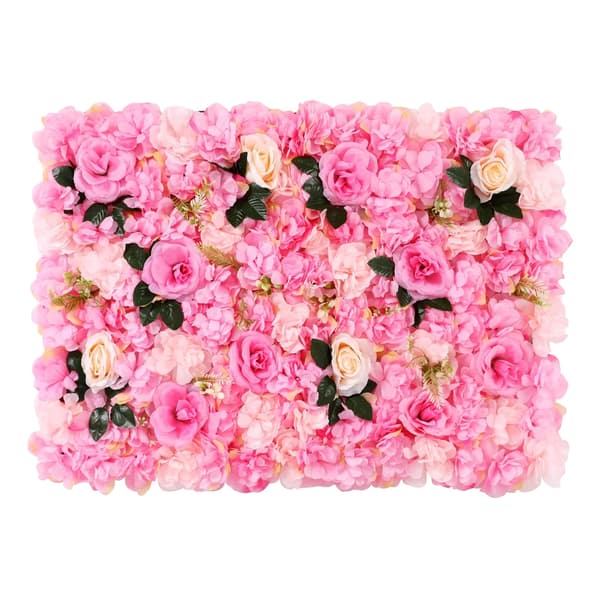 Blomster Vægpanel, Tilpasseligt Design, Nem Installation,Pink