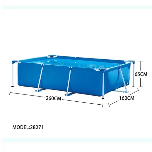 Ovanmarkspool, Hållbar PVC, Lätt Installation,Utomhusrampool