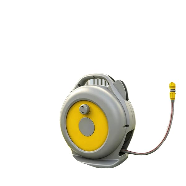Havevogn, 10 Meter, 1/2 Tomme Diameter, Multi-Spray Dyse, Gummimateriale, Vejrbestandig
