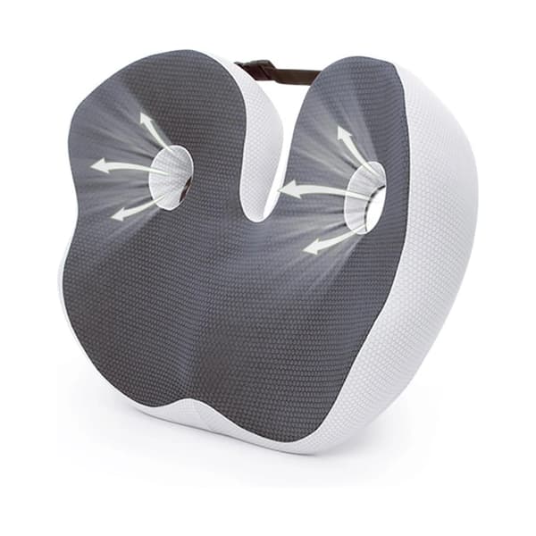 Ortopedisk kudde, ergonomisk design, justerbar bredd,MÖRKT GRÅ