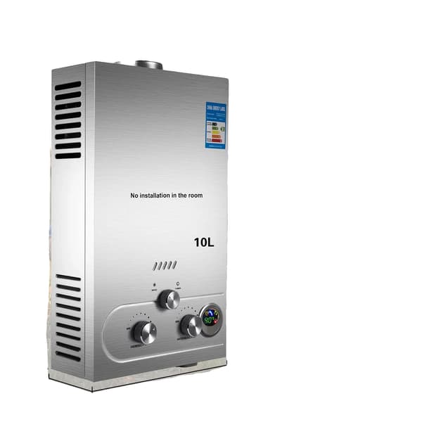 Varmvattenberedare, LPG-gas typ, effektiv design,10L