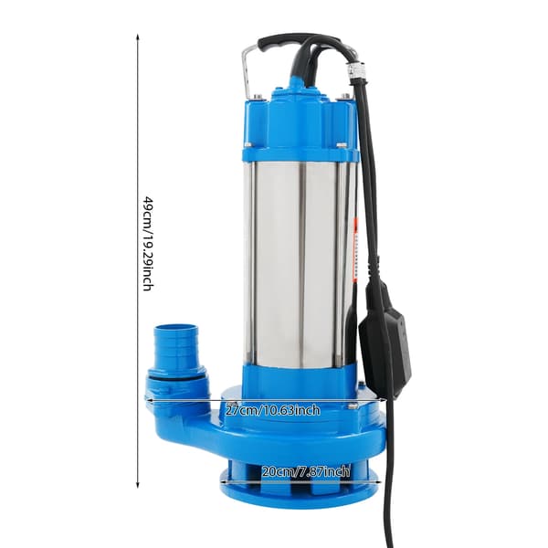 Spildevand Nedsænket Pumpe, Høj Ydelse, Holdbart Rustfrit Stål,EU-a, 220V