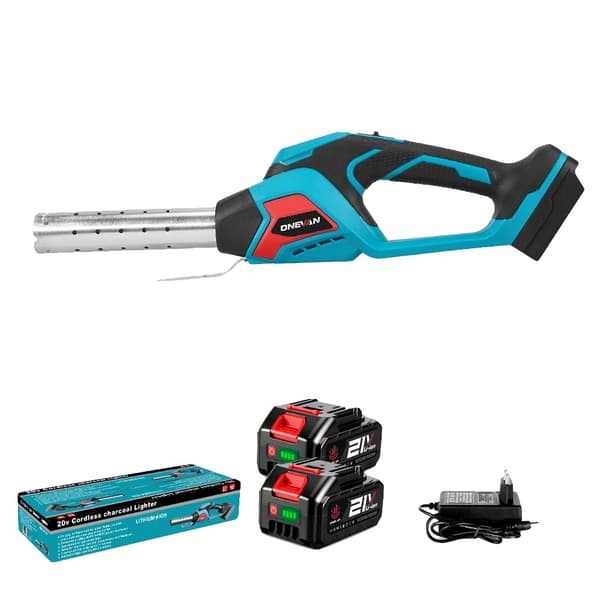 Värmepistol, Sladdlös Drift, Högtemperaturkapacitet,2 Batteri Set