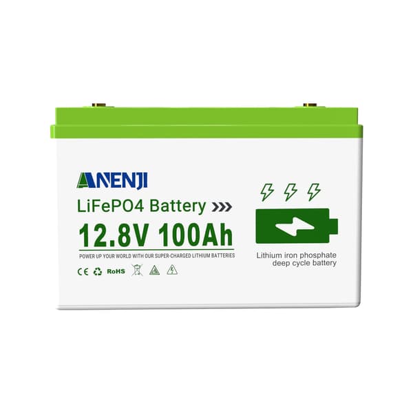 Batteri, 100Ah kapacitet, Smart Bluetooth overvågning,ANJ-12V-100AH