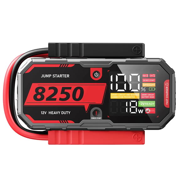 Bilstartare, 16000mAh batterikapacitet, 8250A toppström,8250