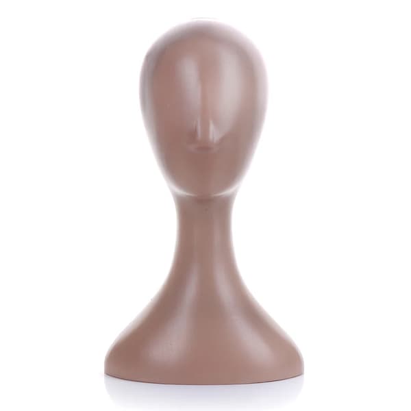 Mannequin Hoved, Holdbar Display Stativ, Alsidig Brug til Tilbehør,Beige