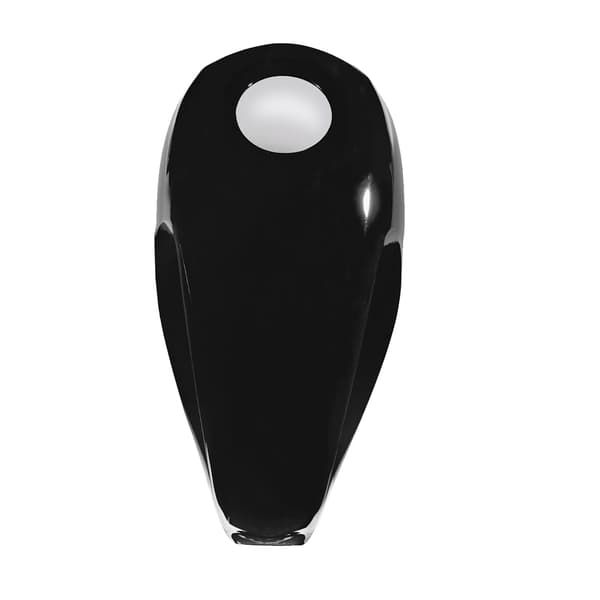 Bränsletanklock, Aerodynamisk Design, Enkel Installation,Ljus svart