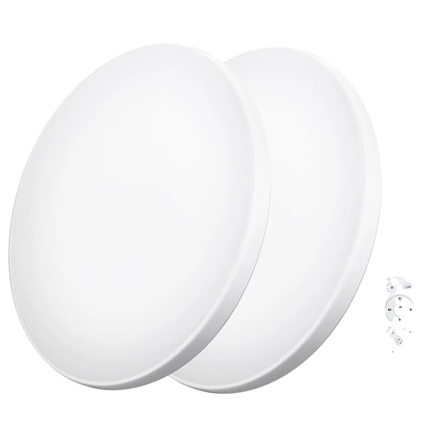 Taklampor, Smart Kontroll, Dimmbar Ljusstyrka,utbytbar, 2PCS, VIT