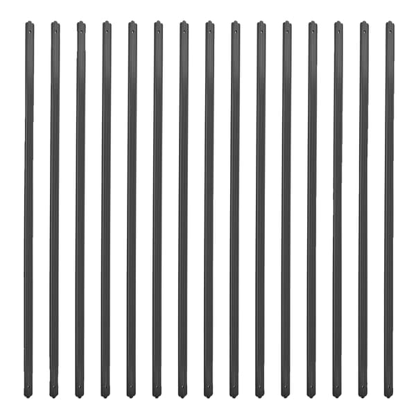 Aluminium Dæk Balustre, 50 Pakke, Nem Installation,lige