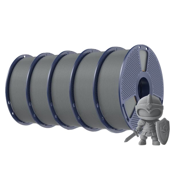 3D-utskrift filament, hög hållfasthet, miljövänligt material,5KG Grå
