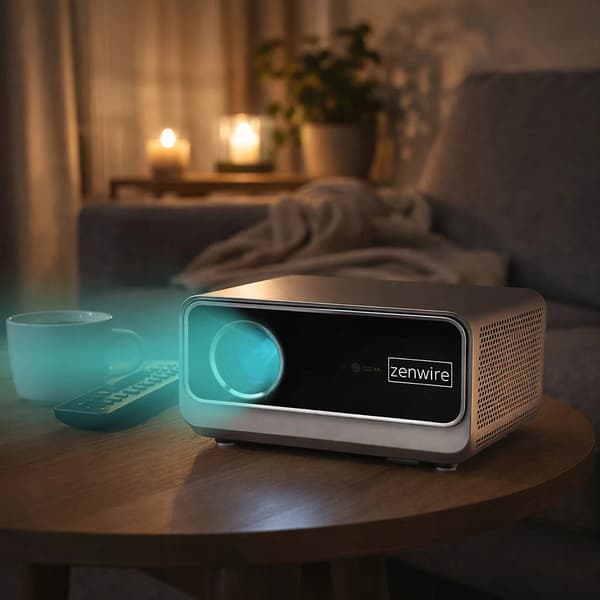 4K Smart Projektor, Full HD, Indbygget WiFi,EU stik