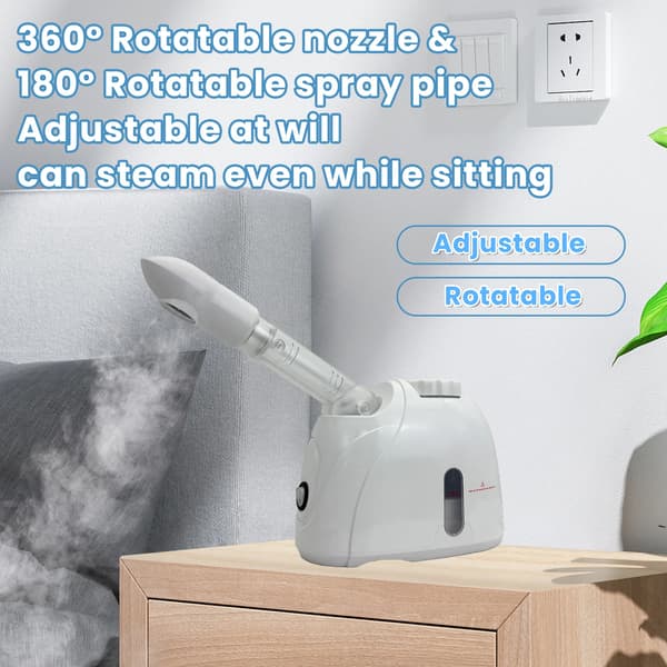 Ansiktsångare, Justerbar Munstycke, Varm Sprayfunktion,vit