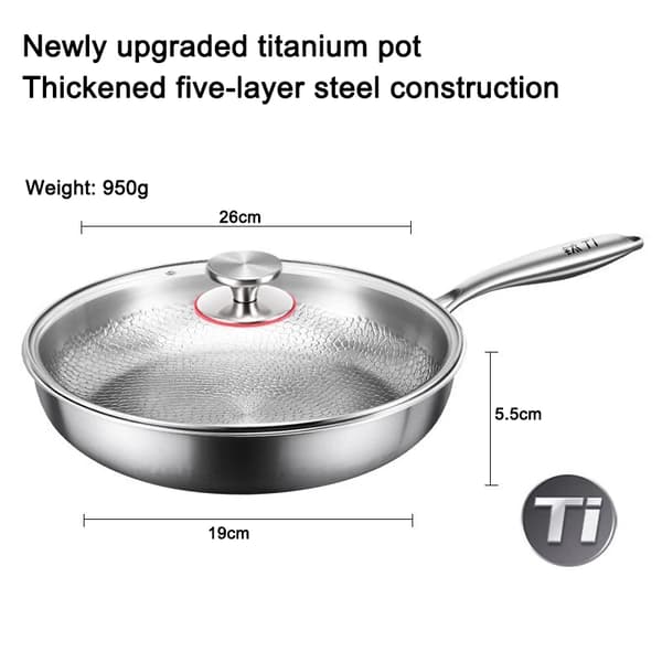 Stegepande, Non-Stick, Miljøvenlig,16cm-25cm