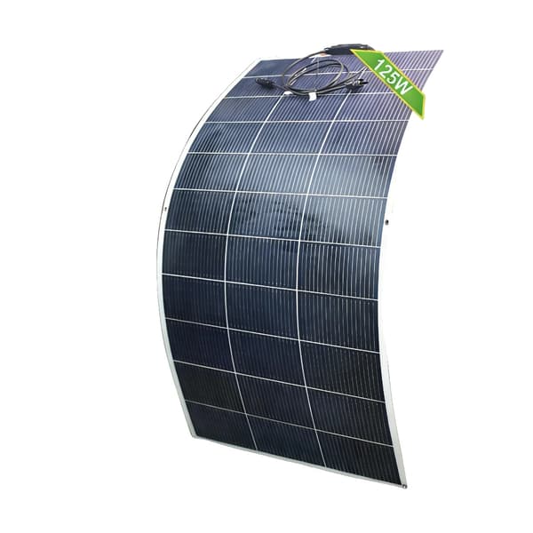 Solpanel, Flexibel Design, Hög Effektivitet,1st 125w panel