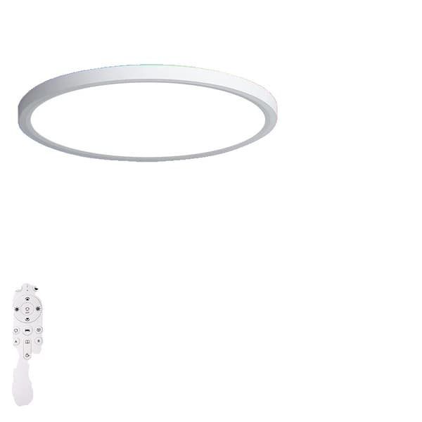 Smart Loftlampe, RGB Belysning, Styring med Stemmesignal,ændrebar, 40CM