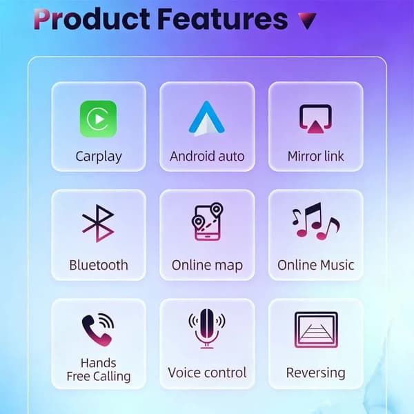CarPlay og Android Auto Interface, Trådløs Forbindelse, Bluetooth Understøttelse,For Volvo (2018-2022)