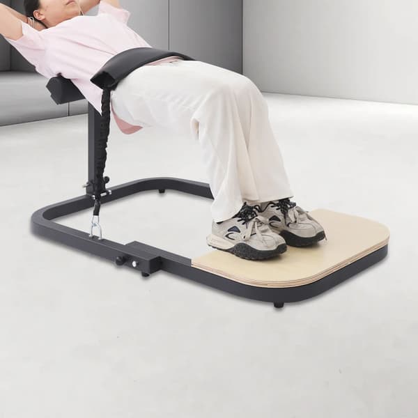 Hip Thrust Maskine, Sammenklappeligt Design, Høj Modstandstræning,sort