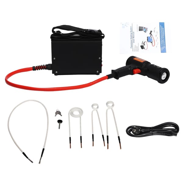 Induktionsvarmer Kit, 1,5KW Effekt, Tre Induktionsspoler,sort