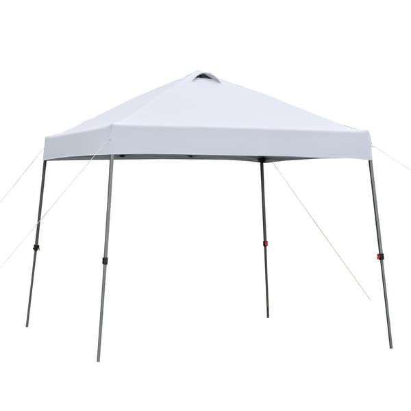 Vikbart Gazebo, Bärbar Design, UV-skydd, VIT