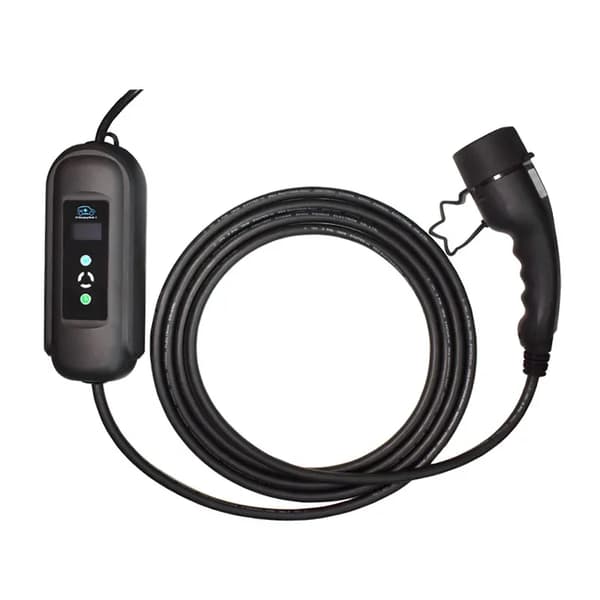 EV-laddare, 10 meters kabel, justerbar laddningsström,Typ1