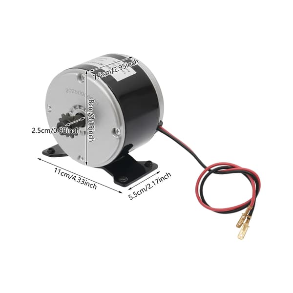 Elektrisk motor, 250W effekt, effektiv prestanda,Silver