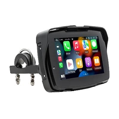 Motorcykel Navigation GPS, Vandtæt Design, Trådløs Forbindelse,sort