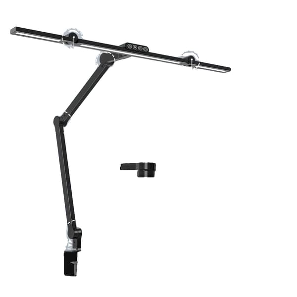 Skrivebordslampe, 5 farvetemperaturer, justerbar lysstyrke,Foldelys