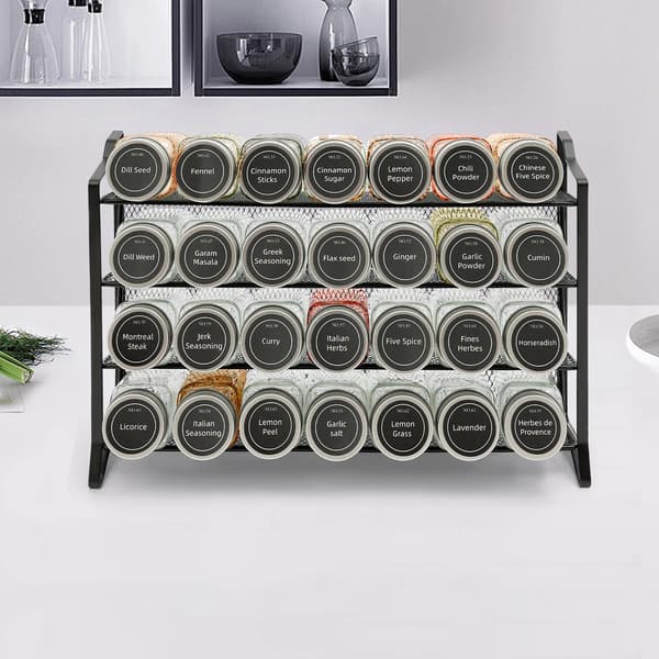 Krydderihylde, 4-lags Organizer, Moderne Design,4-niveau