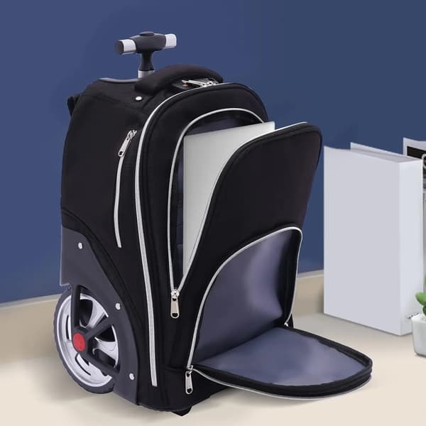 Rygsæk, 45L kapacitet, multifunktionsdesign,sort