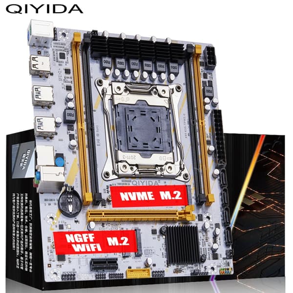 Moderkort, LGA 2011-3 Socket, 64GB RAM Stöd,Moderkort+CPU+RAM