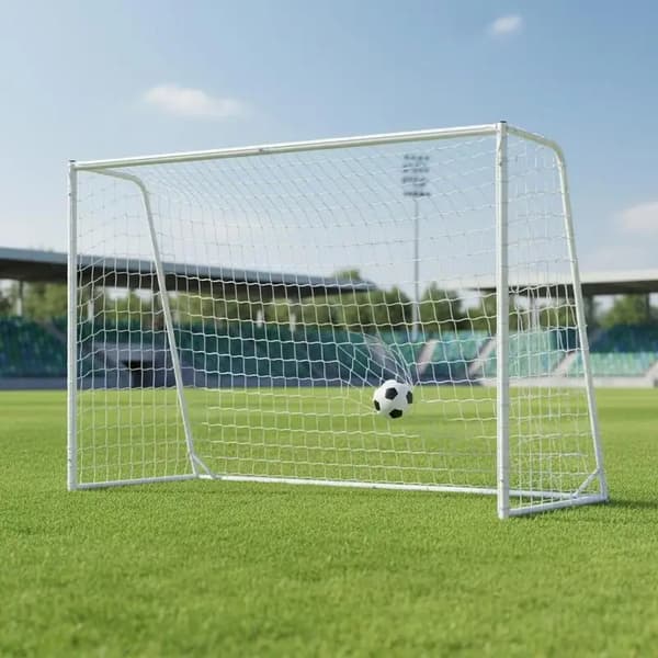 Fotbollsmål, Slitstark Metallram, Hållbar Design, FXCKEJPMFDSTU0