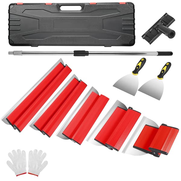 Gipsplade Skimming Blade Sæt, Ergonomisk Design, Holdbar Konstruktion,Grøn, Lilla