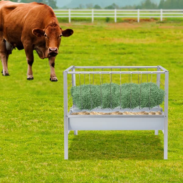 Gettfodrare, Stort Kapacitet, 2-i-1 Design,Silver