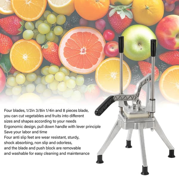 Grönsakshackare, rostfria blad, ergonomisk design,3 Blad