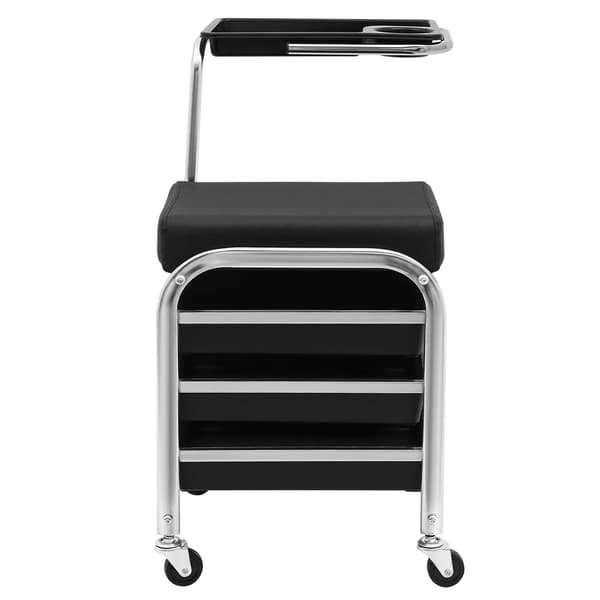 Manicurevogn, Justerbar Højde, Mobil Design,sort