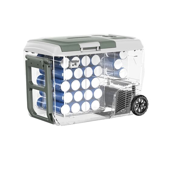 Bærbar Køleskab, Dobbelt Zone, Energi Effektiv,40L