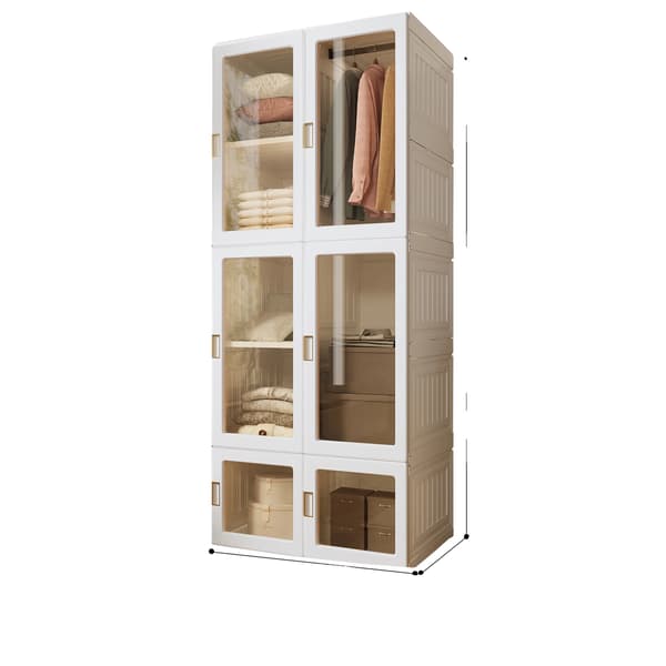 Garderobe, Foldbart Design, Magnetiske Døre,MULTI