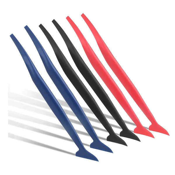 Mikro Squeegee Sæt, Ergonomisk Design, Alsidig til Vinyl Wraps,6Pcs