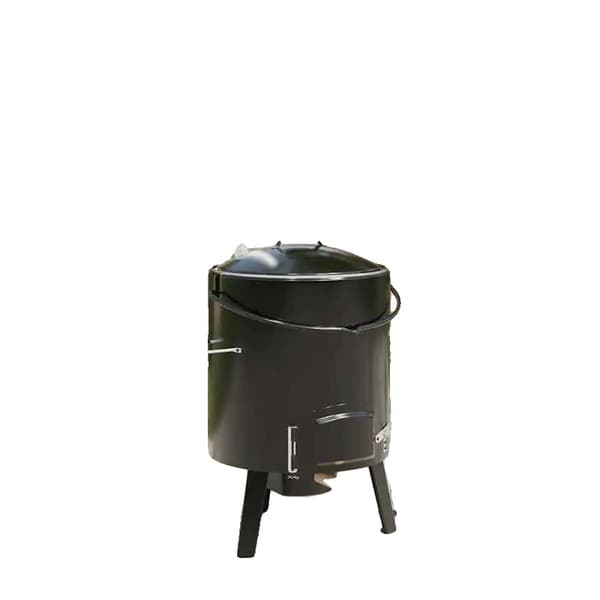 Utomhusgrill/ Roster, Robust Stål, Bärbar Design,svart