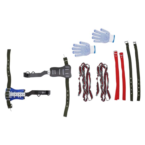 Trädklättringsutrustning, Justerbart Arboristkit, Hög Viktkapacitet,Blå