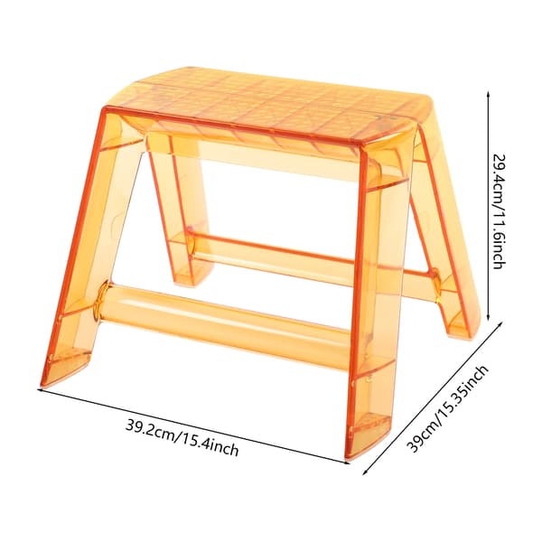 Stege, 2 nivåer, skyddande vaddering,Orange